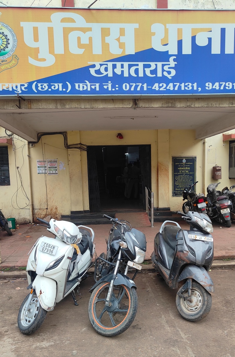 बाइक चोरी के प्रकरण में एक विधि के साथ संघर्षरत बालक गिरफ्तार
