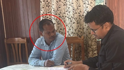 रिश्वत लेते पटवारी गिरफ्तार