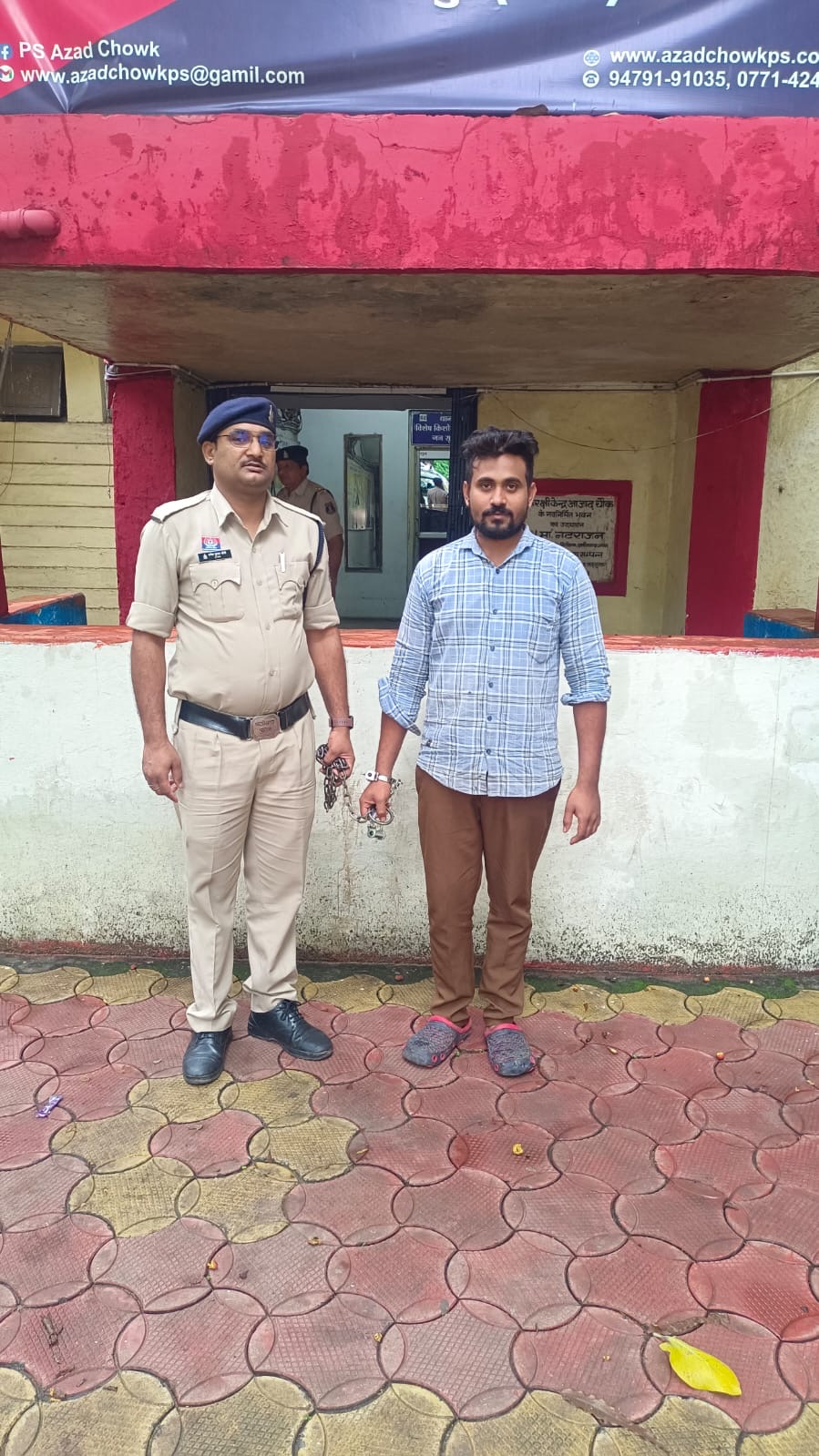 नाबलिक के साथ शारीरिक संबंध बनाने वाले आरोपी शेख शाहरूख को गिरफ्तार कर भेजा गया जेल।