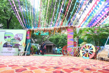 मुख्यमंत्री निवास में हरेली उत्सव: छत्तीसगढ़ी सुग्घर परंपरा के रंग में रंगा मुख्यमंत्री निवास