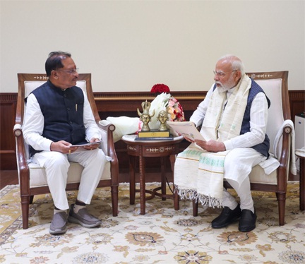 प्रधानमंत्री नरेंद्र मोदी से मिले मुख्यमंत्री विष्णुदेव साय – छत्तीसगढ़ के विकास को मिली नई रफ्तार