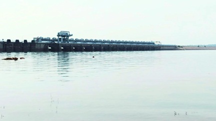 अपनी क्षमता के 90 प्रतिशत तक भरा गंगरेल बांध