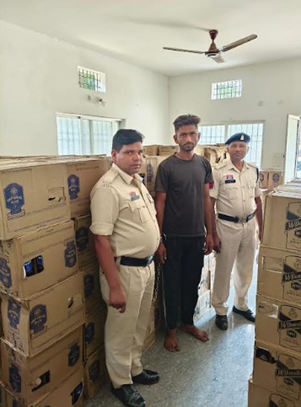 अंतरराज्यीय तस्करी का बड़ा खुलासा , 51 लाख की अवैध शराब जब्त