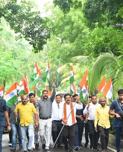हर घर तिरंगा अभियान में शामिल हुए उपमुख्यमंत्री विजय शर्मा