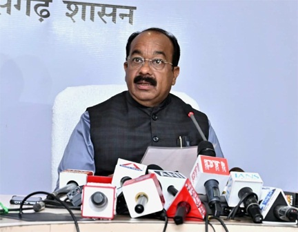 उप मुख्यमंत्री अरुण साव ने कैबिनेट की बैठक में लिए गए निर्णयों की जानकारी दी