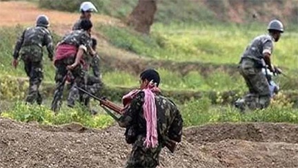 सुरक्षा बल-माओवादियों के बीच मुठभेड़