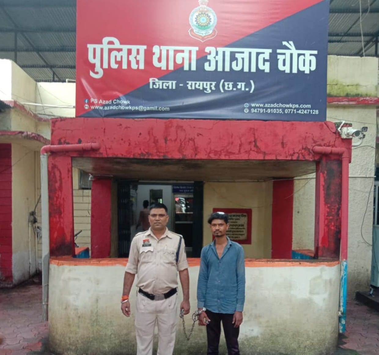 हत्या का प्रयास करने वाले आरोपी अमित साहू उर्फ़ बाबा उर्फ सुमित विश्वकर्मा को गिरफ्तार कर भेजा गया जेल