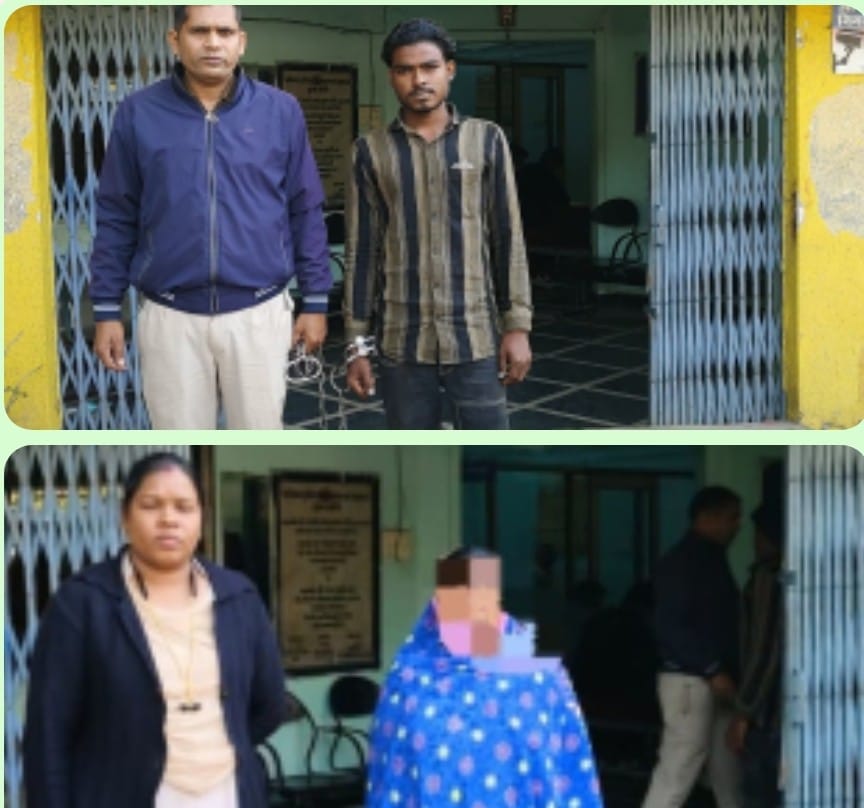 लूट की सोने की चैन के साथ महिला सहित 02 आरोपी गिरफ्तार थाना तेलीबांधा क्षेत्रांतर्गत व्ही.आई.पी. रोड़ स्थित राम मंदिर के बाहर रोड किनारे दो आरोपियों द्वारा दिया गया था लूट की घटना को अंजाम।