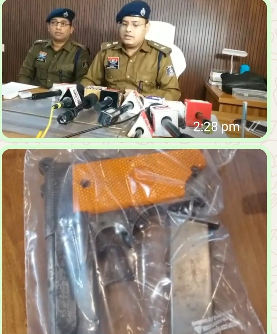 पिस्टल के साथ आरोपी नंदू शर्मा गिरफ्तार,, थाना पंडरी क्षेत्र में पिस्टल एवं मैग्जीन के साथ गिरफ्तार किया गया आरोपी को कब्जे से 01 नग पिस्टल तथा खाली मैग्जीन किया गया है जप्त।