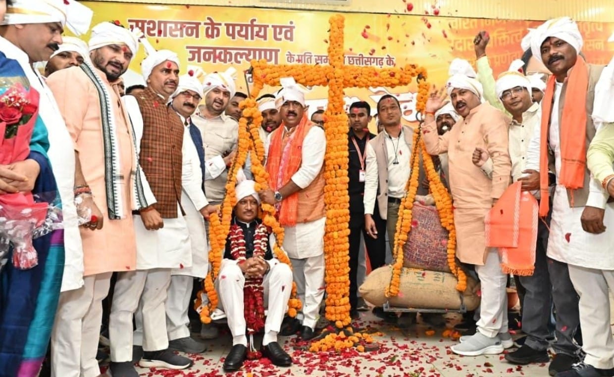 किसानों की समृद्धि और खुशहाली से ही विकसित भारत का सपना होगा साकार: मुख्यमंत्री श्री विष्णु देव साय,,,होली से पहले किसानों को मिलेगी 10 हजार करोड़ रुपए से अधिक की धान के अंतर की राशि