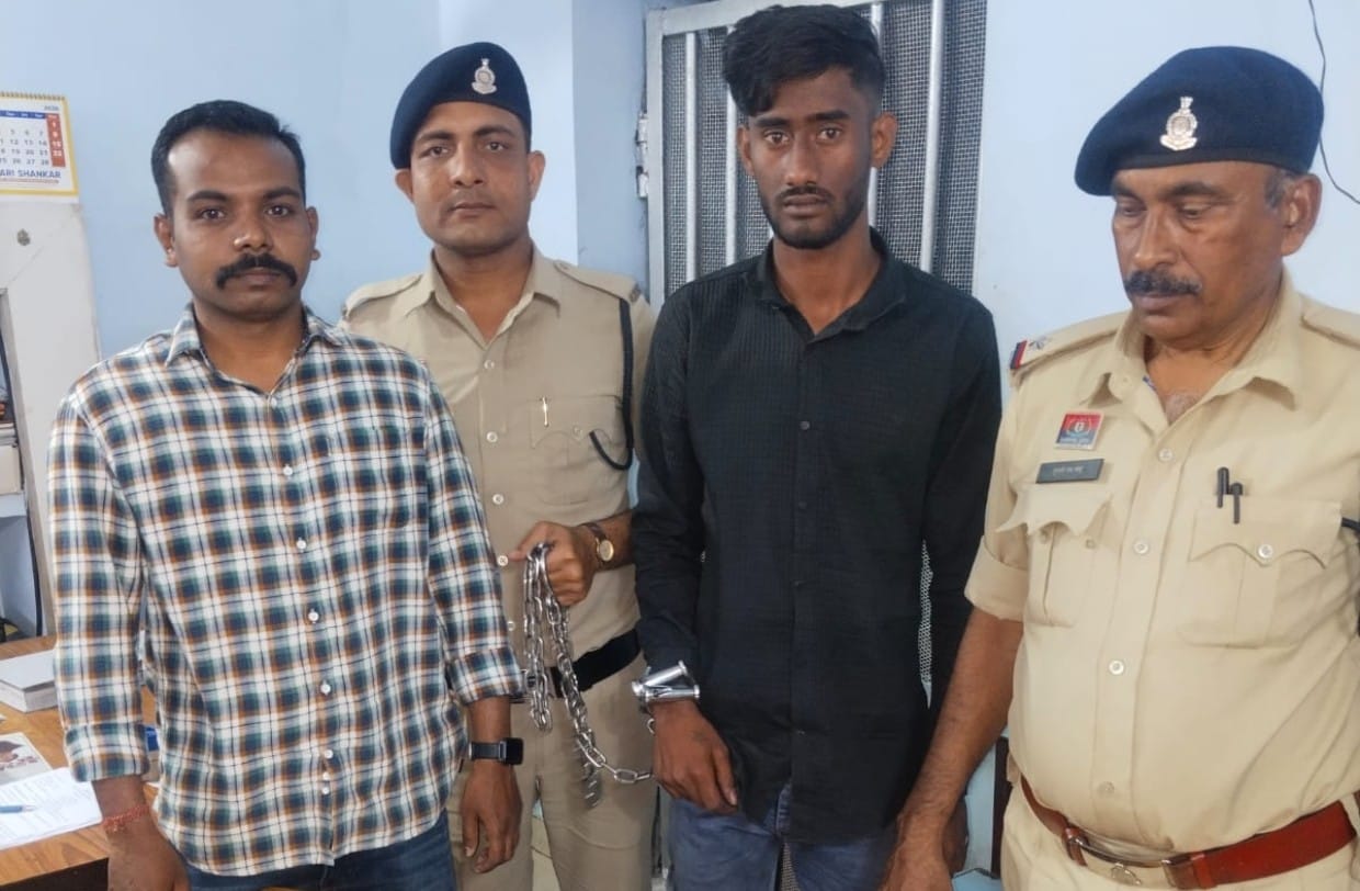 चैन स्नैचिंग का आदतन आरोपी रितेश नेताम को गिरफ्तार करने में मिली सफलता जेल से छूटने के बाद फिर दिया घटना को अंजाम