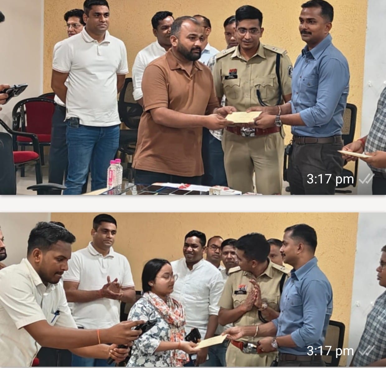 एण्टी क्राईम एण्ड साईबर यूनिट की टीम द्वारा लगभग 20 लाख रूपये कीमत के गुम हुए कुल 100 नग मोबाईल फोन को ढूंढ कर मोबाईल फोन स्वामियों को किया गया सुपुर्द