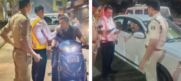माह जनवरी में 130, फरवरी में 279, मार्च में अब तक 540 कुल 949 नशेड़ी वाहन चालकों के विरुद्ध की गई है कार्यवाही 11 मार्च को रात्रि फंसे 58 नशेड़ी वाहन चालक
