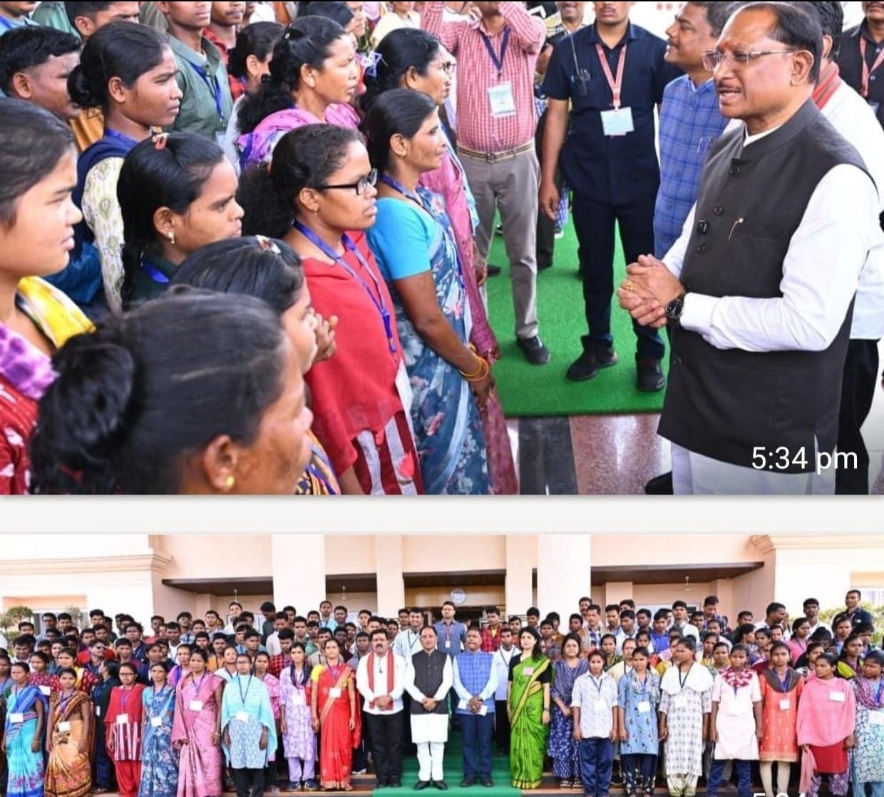 मुख्यधारा की ओर लौटता विश्वास: 140 आत्मसमर्पित नक्सलियों ने मुख्यमंत्री से की मुलाकात