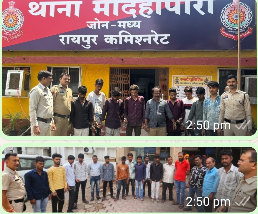 पुलिस का मिडनाइट ऑपरेशन: मध्य ज़ोन में कॉम्बिंग गश्त से अपराधियों में हड़कंप कॉम्बिंग गश्त में 20 वारंटी दबोचे, 32 संदिग्धों पर भी प्रतिबंधात्मक कार्यवाही रात भर में 70 हिस्ट्रीशीटरों और लगभग 85 पुराने चोरों और चाकूबाजों के घर पर दबिश देकर की गई चेकिंग