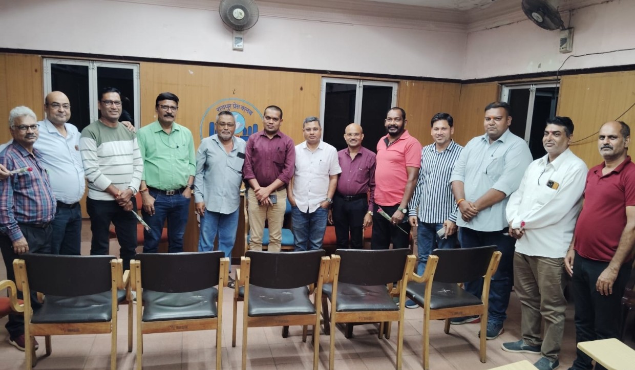 रायपुर प्रेस क्लब की नवनियुक्त कार्यकारिणी और प्रकोष्ठ संयोजकों का आत्मीय स्वागत