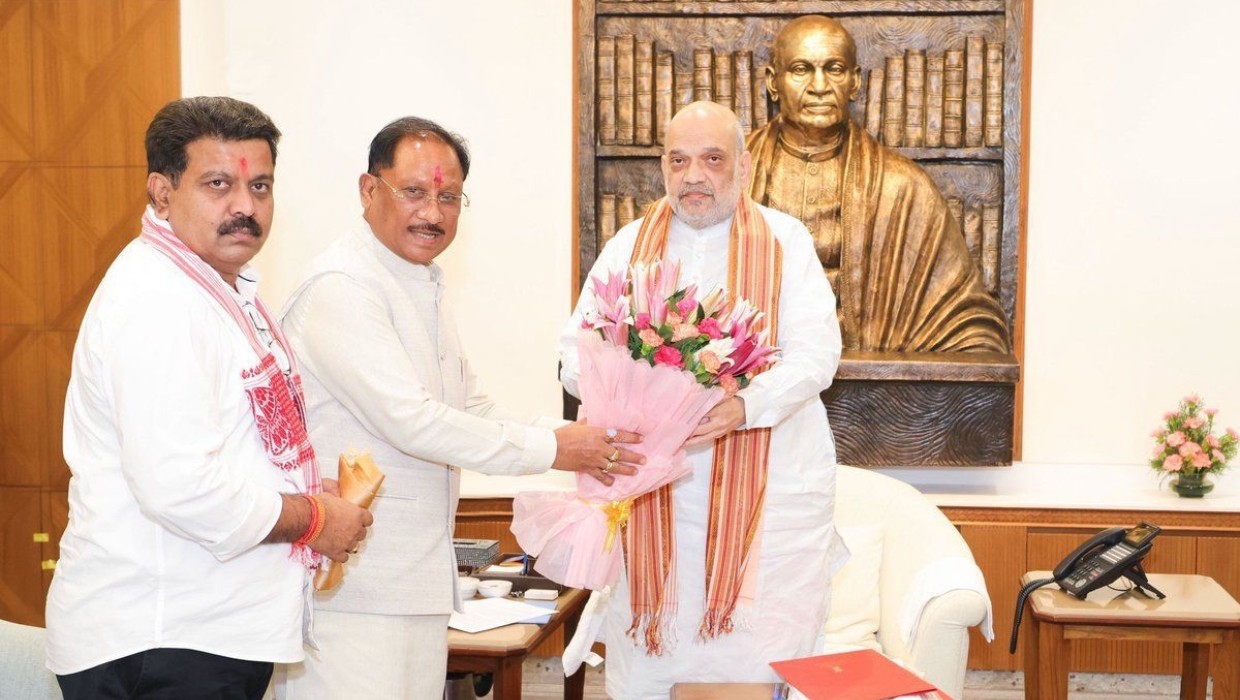 छत्तीसगढ़ में अखिल भारतीय आयुर्वेद संस्थान के स्थापना का प्रस्ताव, अमित शाह से मिले मुख्यमंत्री विष्णुदेव साय