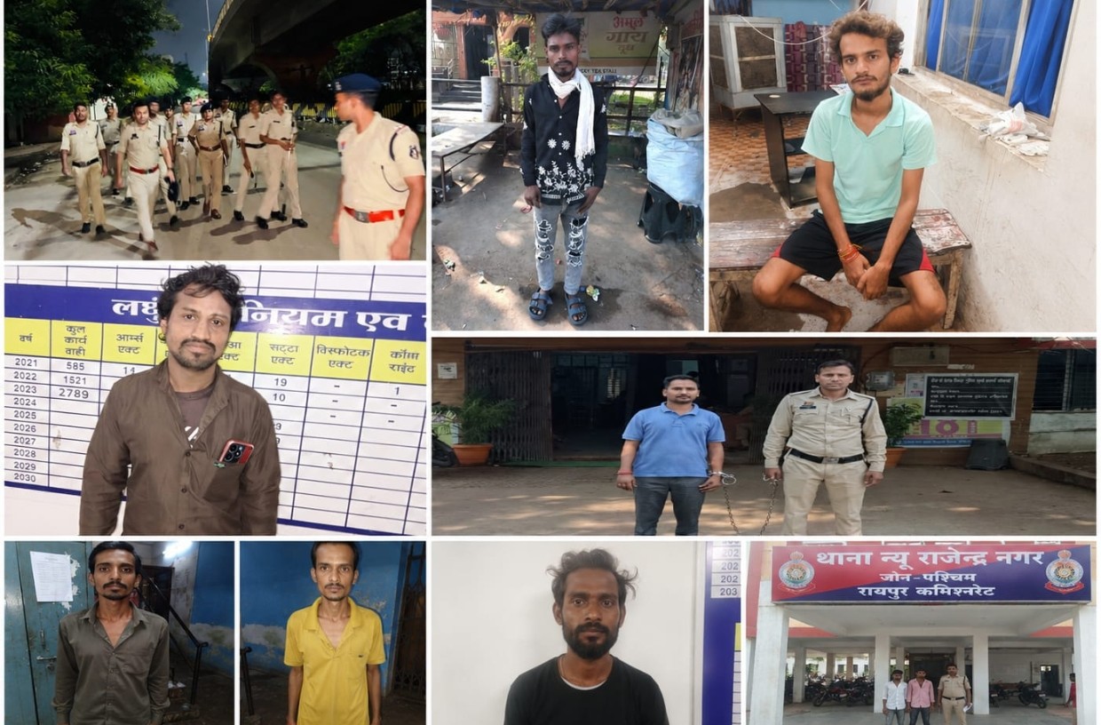 पश्चिम क्षेत्र में अपराधियों पर पुलिस की लगातार कार्यवाही विगत एक सप्ताह में 55 फरार आरोपी गिरफ्तार, 76 वारंटों की तामिली, 53 नशे के कारोबारियों पर कार्यवाही, 47 प्रकरण दर्ज