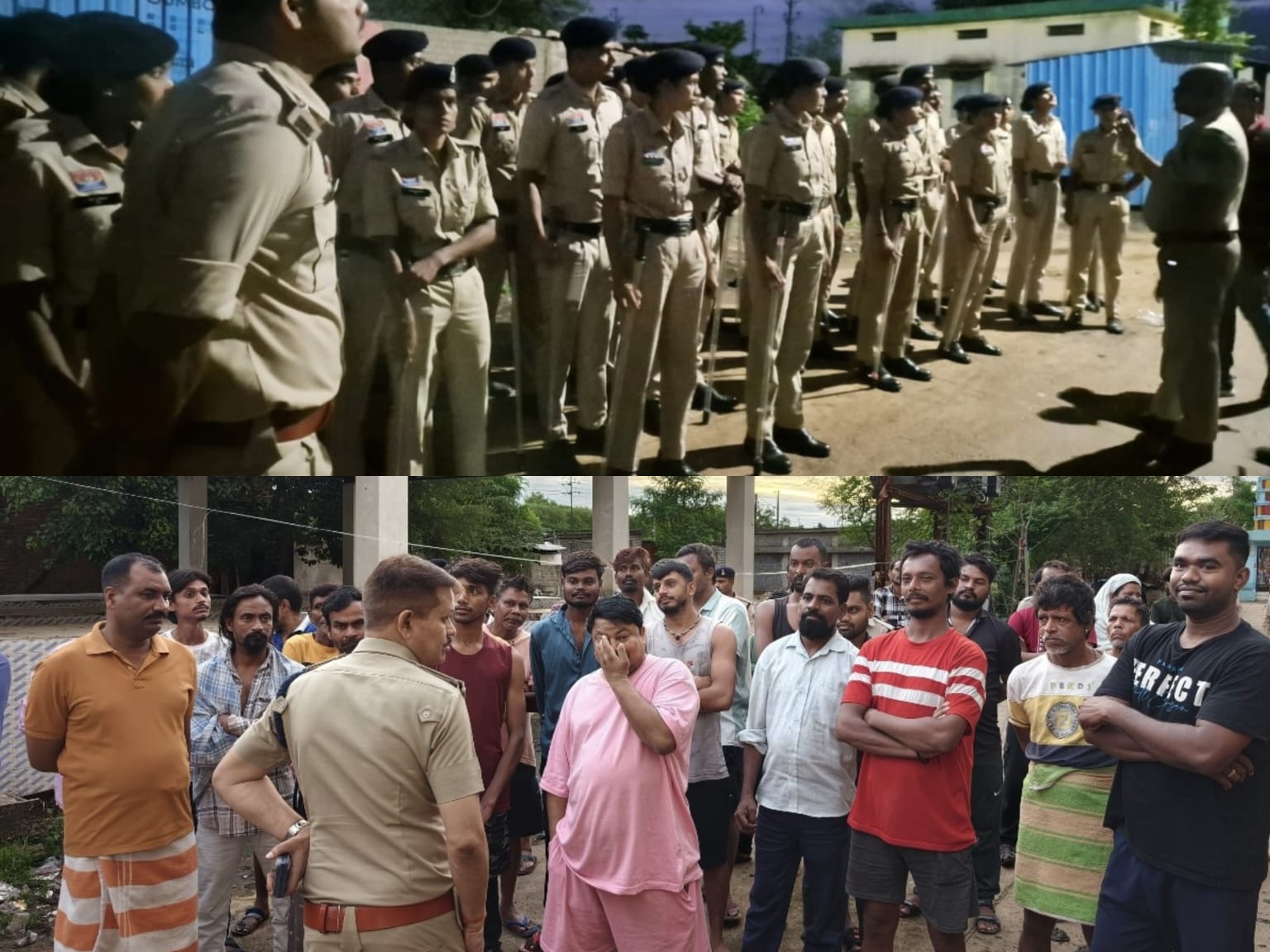 बीएसयूपी कॉलोनियों में तड़के चला सघन चेकिंग एवं सत्यापन अभियान,,350 मकानों की जांच, 80 से अधिक पुलिस अधिकारी-जवान रहे शामिल, 8 संदिग्ध मिले, 8 माह से फरार आरोपी भी गिरफ्तार