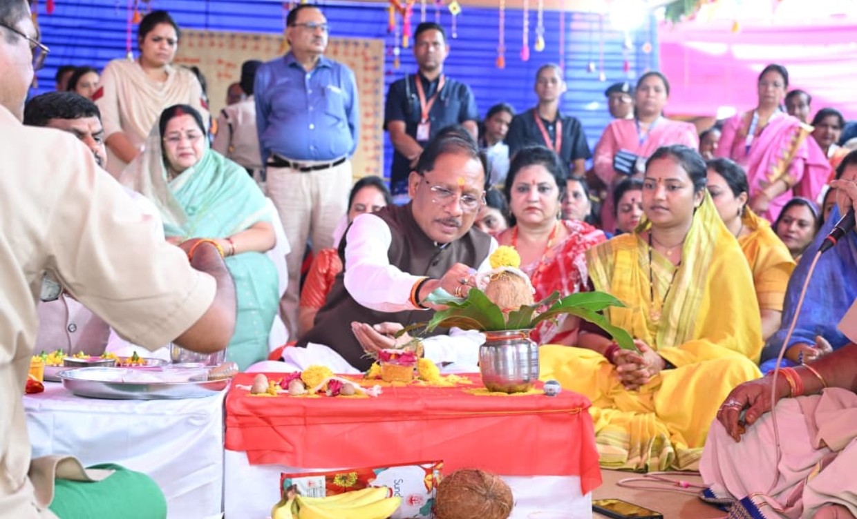 ‘विष्णु भैया’ का घर बना बहनों का मायका, मुख्यमंत्री निवास में उल्लास से मना तीजा-पोरा तिहार